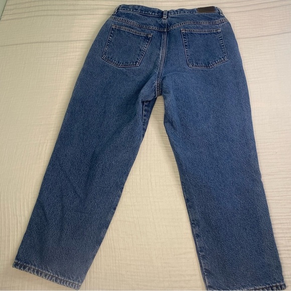LL Bean Relaxed Fit Double L Fleece Lined Straight Leg Jeans 18 Petite Cotton - Picture 11 of 16